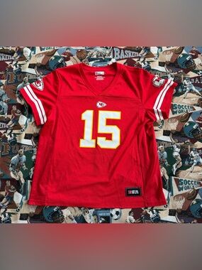 Women’s NFL Kansas City Chiefs Patrick Mahomes Red Football Jersey